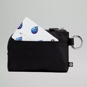 NEW LULULEMON CLIPPABLE CARD POUCH